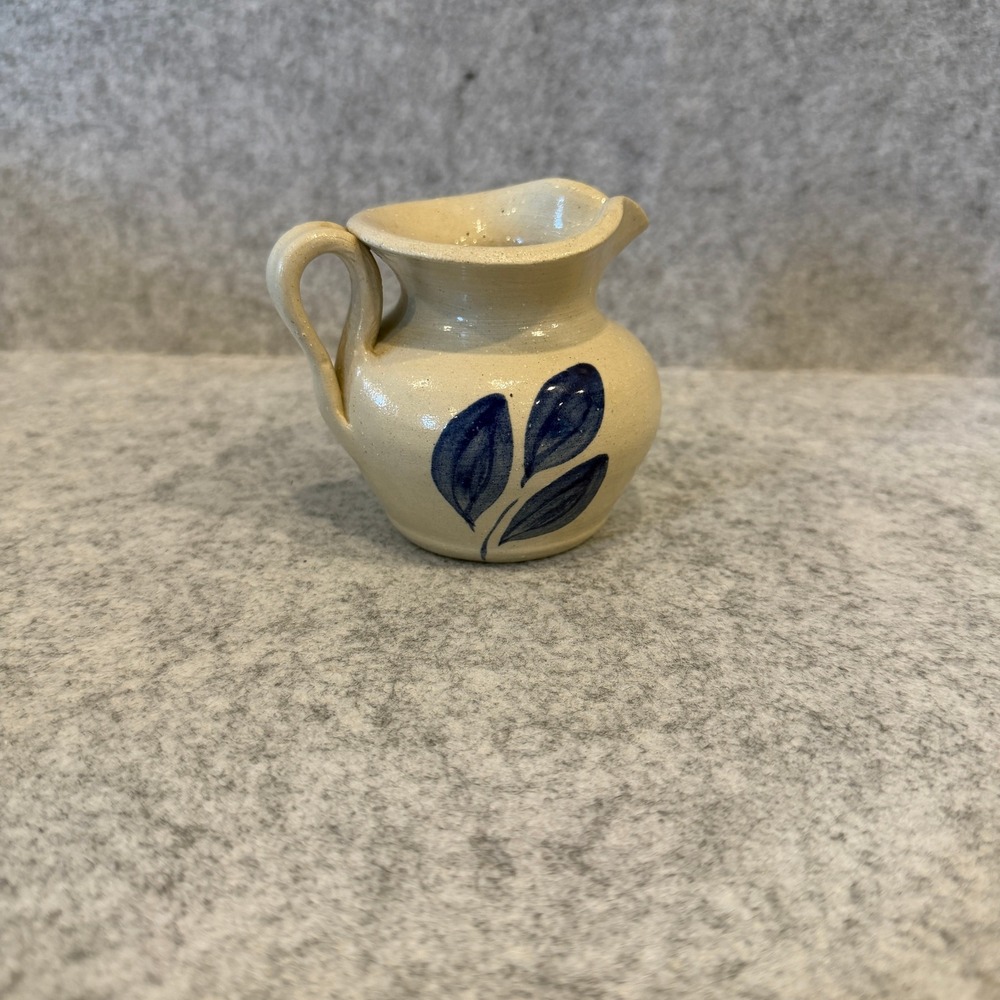 Williamsburg Pottery Salt-Glazed Stoneware - Small Pitcher/Creamer 3.5 inches